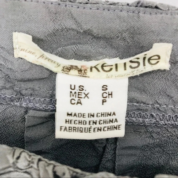 Kensie 100% silk sundress w/ruched front pockets - Picture 6 of 6